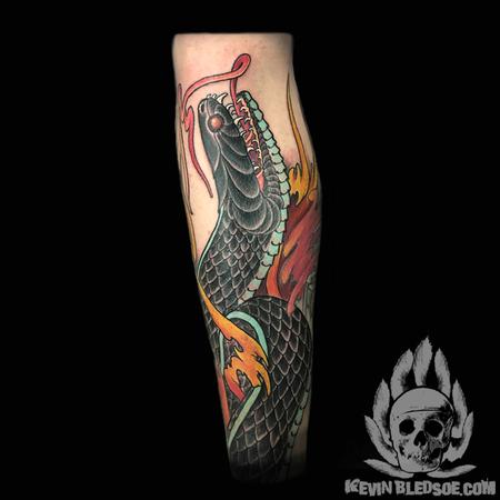 Kevin Bledsoe - Snake Tattoo